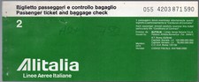 Biglietto aereo alitalia usato  Italia