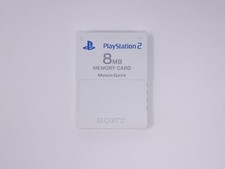 Cartão de memória Sony PlayStation 2 branco PS2 genuíno oficial MagicGate 8MB FABRICANTE DE EQUIPAMENTO ORIGINAL comprar usado  Enviando para Brazil