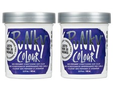 Usado, Pacote com 2 peças PUNKY COLOR condicionador semipermanente cor de cabelo violeta 3,5 oz comprar usado  Enviando para Brazil