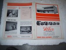 Weber 1968 camshaft for sale  Stockton