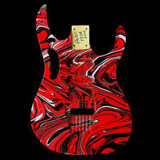 Redemoinho multicolorido vermelho Herc Fede - Corpo inspirado em Steve Vai Ibanez Jem comprar usado  Enviando para Brazil