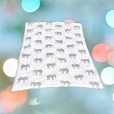 Luxury zebra blanket for sale  Canton