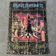 BANNER IRON MAIDEN Pôster Tecido Dança da Morte Bandeira Tapeçaria 41 X 30 Feito na Itália comprar usado  Enviando para Brazil