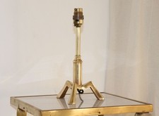 Brass tripod lamp for sale  GLOUCESTER