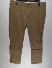 Calça Masculina Hollister Original Cáqui Flex Fina Reta Chino Marrom Tamanho 32x32 comprar usado  Enviando para Brazil
