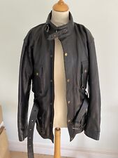 Black leather bikers for sale  HEATHFIELD