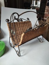 Retro vintage wicker for sale  LEICESTER