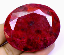 Usado, RARO 400,70 quilates natural ENORME rubi vermelho grau museu pedra preciosa oval solta certificada comprar usado  Enviando para Brazil