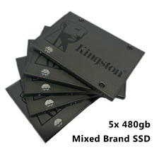 Joblot 5 x Kingston SSD 480GB SATA III 2.5 Laptop Desktop PC Unidade de Estado Sólido comprar usado Joblot 5 x Kingston SSD 480GB SATA III 2.5 Laptop Desktop PC Unidade de Estado Sólido comprar usado  Enviando para Brazil