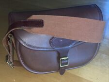 Leather cartridge bag for sale  KELSO