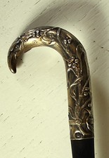 canne pommeau argent d'occasion  Châtel-Guyon