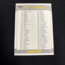 1987 fleer checklist for sale  Everett