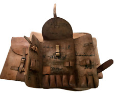 Bolsa carteiro francesa vintage da Segunda Guerra Mundial exército excedente militar couro suprimentos para ferramentas comprar usado Bolsa carteiro francesa vintage da Segunda Guerra Mundial exército excedente militar couro suprimentos para ferramentas comprar usado  Enviando para Brazil