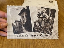 Cartolina saluti abano usato  Beinasco