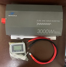 Zetawale 3000 Watt inversor de onda senoidal pura 12v DC para 110v 120v conversor CA comprar usado  Enviando para Brazil