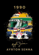 Ayrton senna posters for sale  DONCASTER