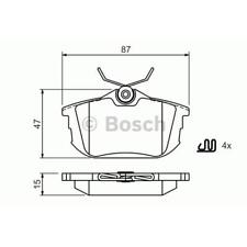 Bosch bremsbeläge bremsbelags gebraucht kaufen  Grimma