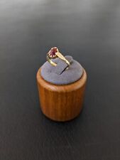 Bague 18cts grenat d'occasion  Saint-Génis-des-Fontaines