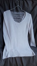 Pull blanc coton d'occasion  Cogolin