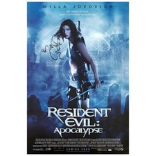Pôster original autografado 2004 Resident Evil Apocalypse 26x39 Milla Jovovich comprar usado  Enviando para Brazil