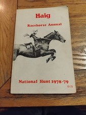 Haig racehorse annual for sale  REDCAR