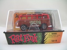 Auto World HO Slot Car 60: Rat Fink Surf Shop, 1965 VW Samba Bus, MISB comprar usado  Enviando para Brazil