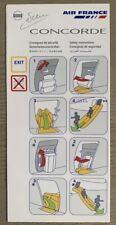 Safety card consignes d'occasion  Paris I