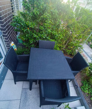 Polyrattan balkon set gebraucht kaufen  Düsseldorf