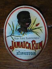 étiquette ancienne rhum d'occasion  Saint-Romain-de-Colbosc