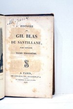 LIVRE ANCIEN LESAGE HISTOIRE GIL BLAS DE SANTILLANE ILLUSTRE 1818 na sprzedaż  Wysyłka do Poland