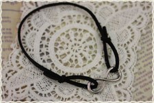Braccialetto camoscio charm usato  Brescia