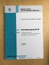 Skript jura verwaltungsrecht gebraucht kaufen  Münster