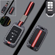 Usado, Capa chaveiro de carro liga de zinco silicone para Honda Civic Accord ajuste piloto CR-V comprar usado  Enviando para Brazil