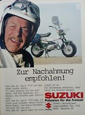 Suzuki riginale werbung gebraucht kaufen  Vechta