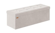 Folding storage ottoman for sale  SALFORD