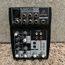 Usado, Behringer XENYX 502 5 canais MIXER 5 entradas 2 barramentos microfone equalizador sem cabo (peças/reparo) comprar usado  Enviando para Brazil