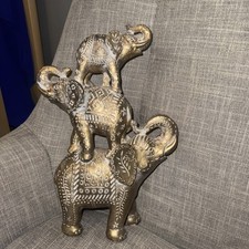 Triple elephant decorative for sale  FERNDALE