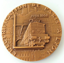 Ancienne médaille sncf d'occasion  Saint-Valery-sur-Somme
