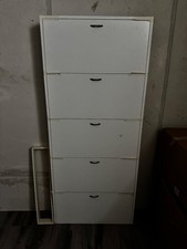 Scarpiera salvaspazio bianca usato  Brindisi