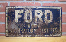 Ford laboratory test for sale  Flemington