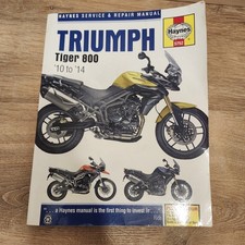 Triumph Tiger 800/800XC 2010-2014 Coombs Stephen Haynes Repair Manual 1st Ed, usado comprar usado  Enviando para Brazil