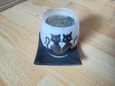 Windlicht teelichhalter katzen gebraucht kaufen  Velpke