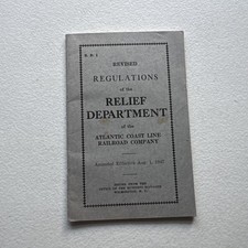 Regulations relief department for sale  Hanover