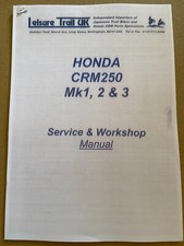 Honda crm250 service for sale  STANLEY