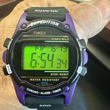 Relógio masculino TIMEX TW2U91600 Atlantis 100 roxo preto   comprar usado  Enviando para Brazil