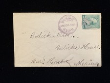 ME MONROE 1880 COVER #213 WHEEL OF FORTUNE CANCEL comprar usado  Enviando para Brazil
