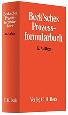 Beck sches prozessformularbuch gebraucht kaufen  Stuttgart