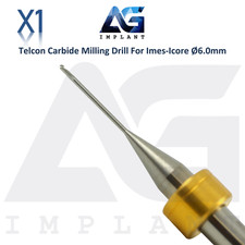 Broca de fresagem de metal duro dental Telcon para sistema Imes-Icore Ø6.0mm restaurações, usado comprar usado  Enviando para Brazil