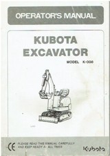 Kubota 008 mini for sale  ALFRETON