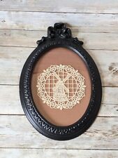 Vintage framed crochet for sale  Malden